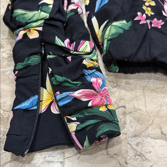 Zara Floral Bomber Jacket - Picture 3 of 5